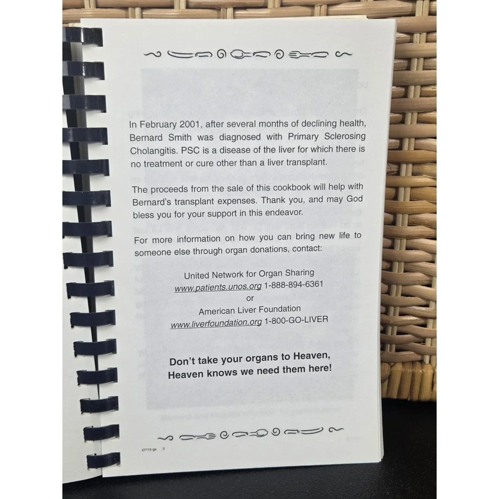 Bernard Smith Family And Friends Cookbook Lexington,‎ NC 2003